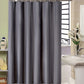 Waterproof Shower Curtain with 12 Hooks Thick Polyester for Bathtub Bathroom