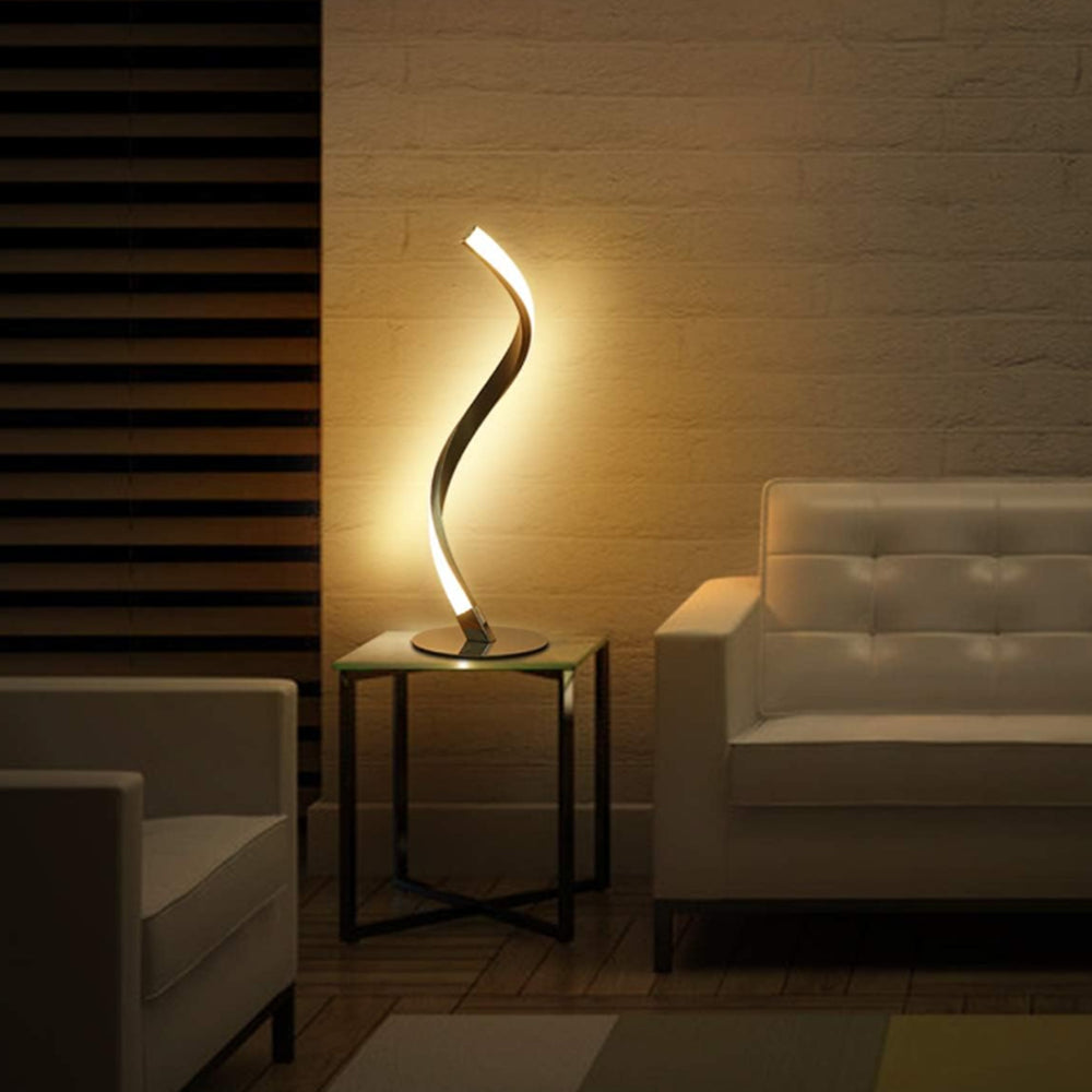 2Pcs LED Spiral Desk Lamp