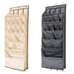 2Pcs 16-Grid Narrow Hanging Shoe Rack