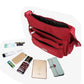 Women Shoulder Handbag Roomy Multiple Pockets Bag Ladies Crossbody Purse