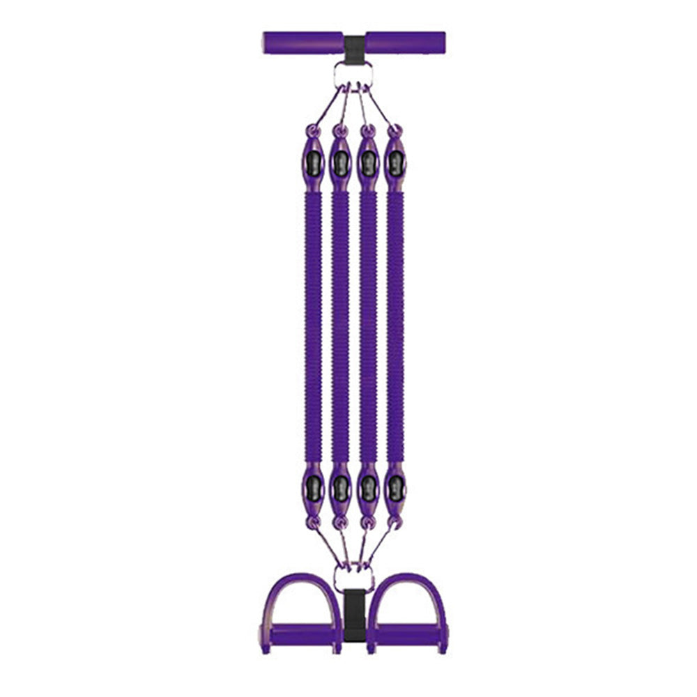 1 Set 4-in-1 Resistance Band Pedal Puller for Sit-Up Home Gym Yoga Pilates
