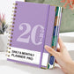 2027 A5 Hardcover Weekly Planner Calendar Notebook January to December