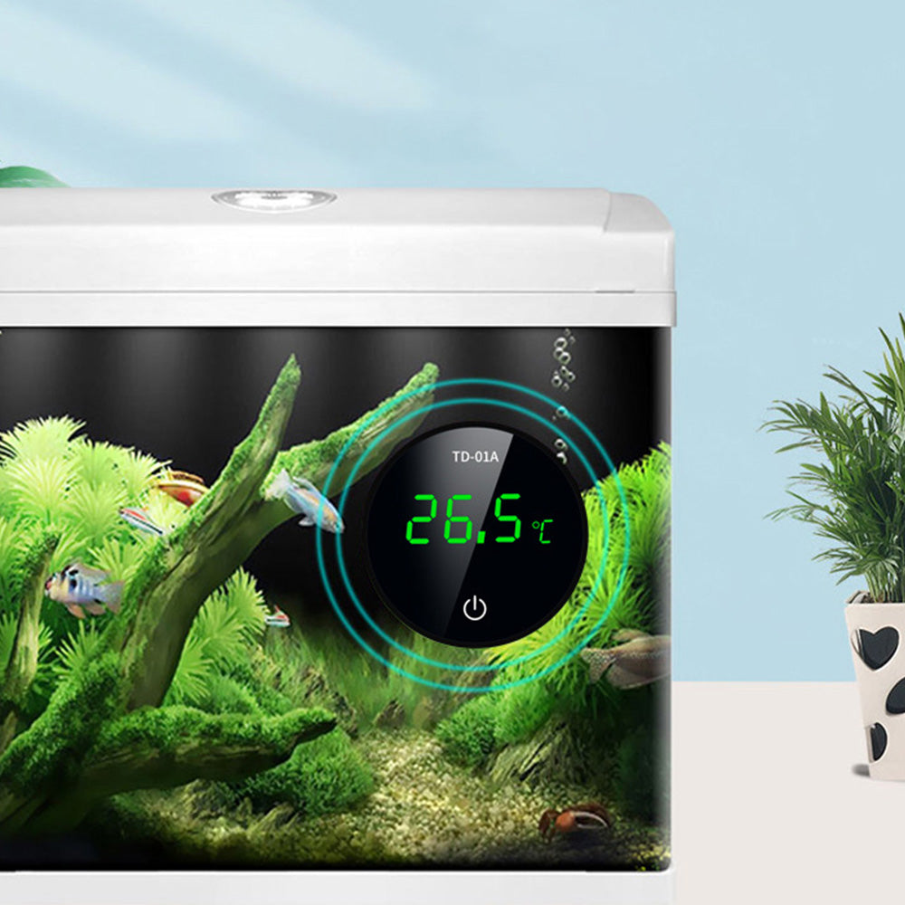 Fish Tank Digital Thermometer Aquarium Thermometer for Fish Axolotl Turtle Aquatic
