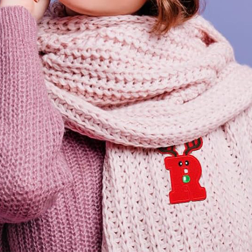 Christmas Embroidered Iron-On Letter and Pattern Patch Set for Clothes