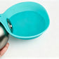 285ML Leak-Proof Stainless Steel Pet Water Bowl Portable Dog Water Bottle with Silicone Cover Pet Travel Water Dispenser