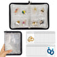 Transparent Travel Jewelry Organizer Storage Book Set for Earring Necklace Ring