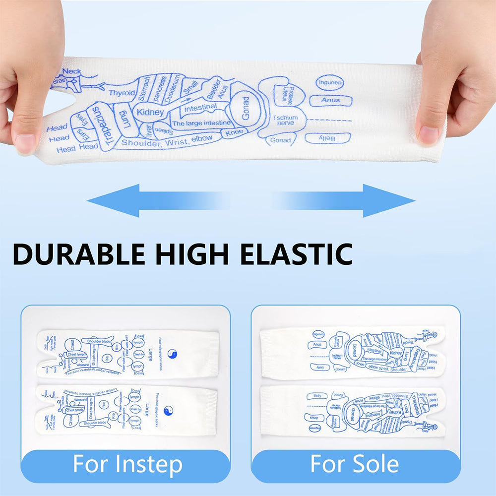 Reflexology Socks with Trigger Point Massage Tools