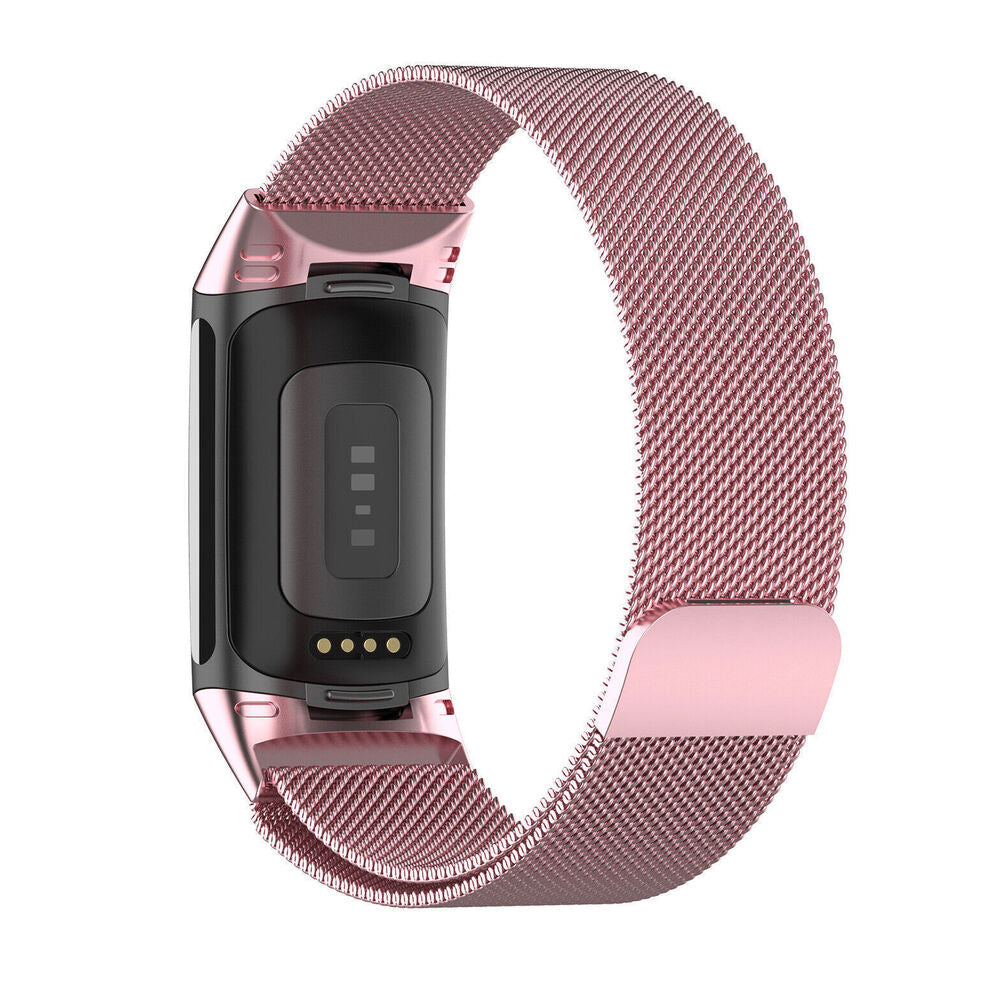 Milanese Band Metal Stainless Steel Strap for Fitbit Charge 5