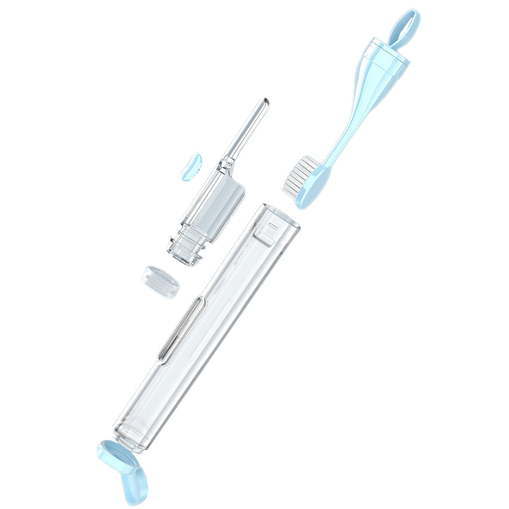 Toothbrushes Kit Fold Travel Built-in Travel Toothpaste Container