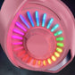 Wired Over-Ear Gaming Headset with LED RGB Lights and Mic