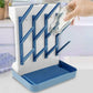 Detachable Bottle Drying Rack for 12 Bottles with Accessories Holder