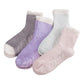 4Pcs Non-Slip Grip Socks for Women Fluffy Slipper Socks
