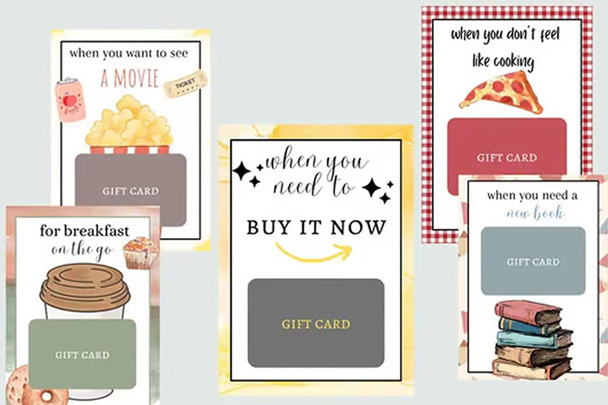 38-Sheets Christmas Gift Card Book Coil Bound Holiday Card Holder