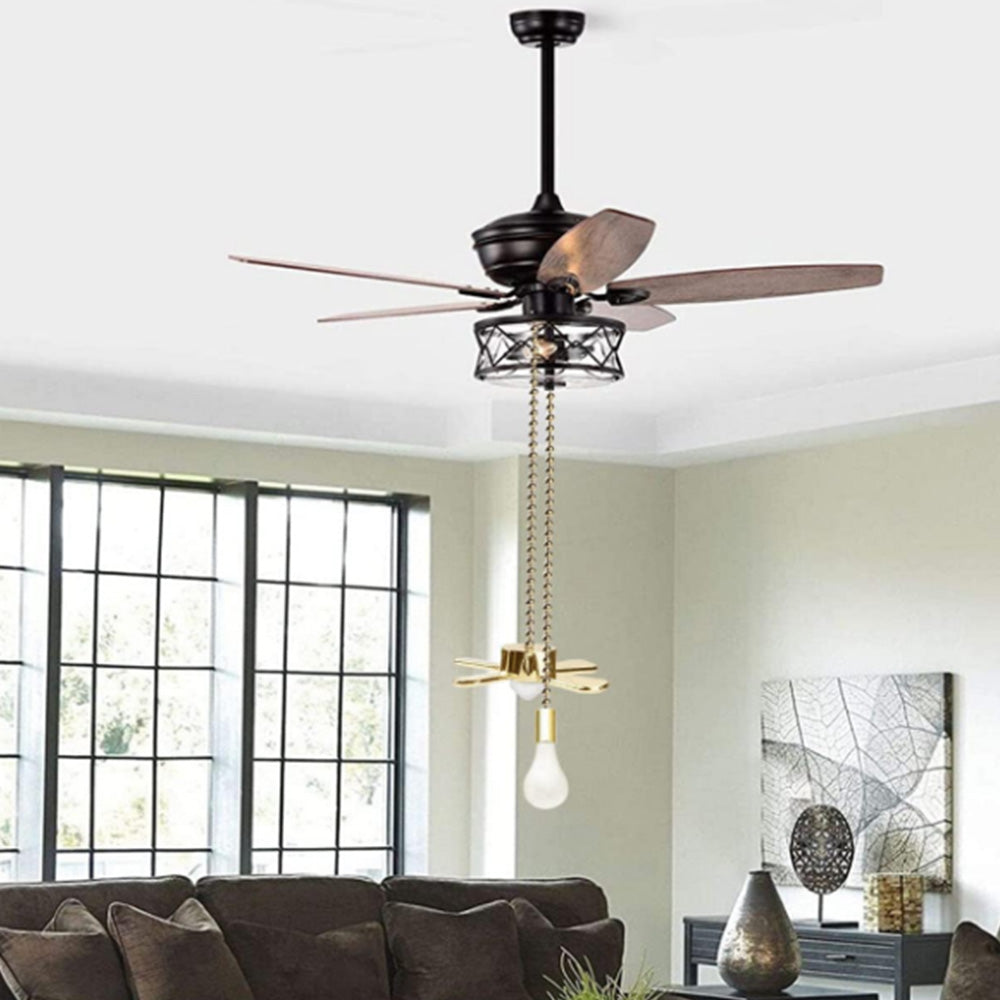 2Pcs Ceiling Fan Light Bulb Pull Chain Beaded Ball Extension Connector Decor