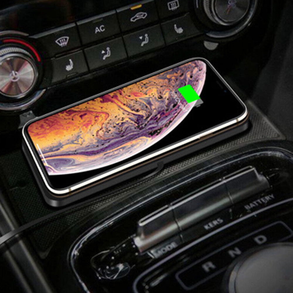 Wireless Car Charger Pad 15W Fast Charging for iPhone 16 Pro Max 15 14 13