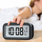 Digital Alarm Clock Battery Operated with Night Light and Indoor Temperature