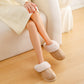 Womens Slippers with Plush Lining and Anti-Slip Memory Foam Sole-Pink