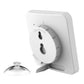 Digital Temperature Humidity Meter Water-Resistant Bathroom Alarm Clock