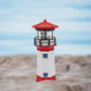 LED Outdoor Solar Lighthouse with Rotating Beacon