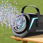 Portable Automatic Bubble Maker Machine Blower LED Light for Parties Wedding