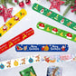 100Pcs Slap Bracelets Party Bracelet Gifts Birthday Decorations for School Holiday