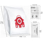 12 Pack 3D Airclean Dust Bags Vacuum Cleaner Bags Compatible With Miele FJM