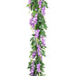 4Pcs Artificial Silk Wisteria Vine Hanging Garland 1.8 m for Home and Garden Decoration