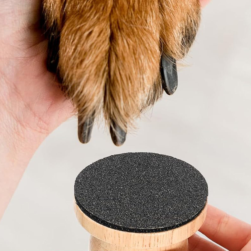 Pet Nail File Board with 6 Sheets Replacement Sandpaper for Cats Dogs