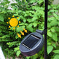 Iron Solar Garden Statues Outdoor Decor Fairy Figurine Light Stake-Kettle