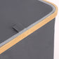 100L Laundry Basket with Lid Clothes Hampers for Laundry with Bamboo Handles Removable Bag