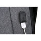 Reflective Laptop Backpack with USB Charging Port Anti-thief Travel Business Backpack