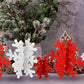 8Pcs 3D Wooden Snowflake Table Decor Christmas Winter Wonderland Centerpiece