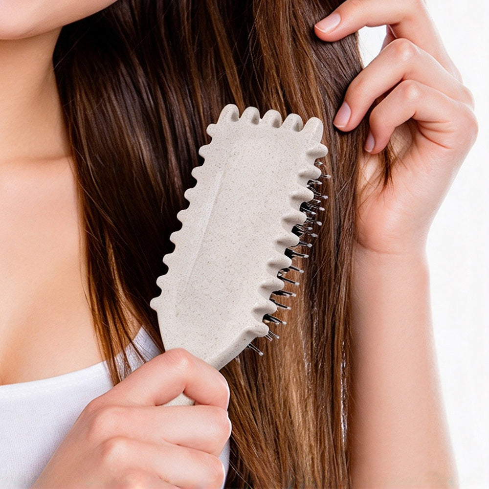 Large Wave Curl Styling Detangling Hair Brush for Daily Use