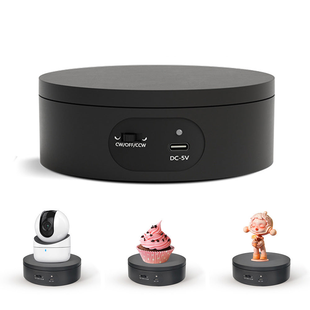 Motorized Rotating Display Stand Turner Cup Platform for Epoxy Glitter Tumbler 360 Degree Rotating Turntable Base