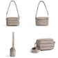 Crossbody Bag Lightweight Down-Feel Large Capacity for Commute Travel Sports