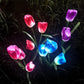 Solar Tulips Flower Light Water-resistant LED Lamp for Garden Patio Yard