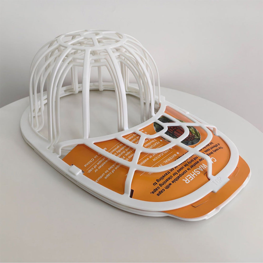 2Pcs Baseball Cap Washer Cage with Mesh Bag for Washing Machine