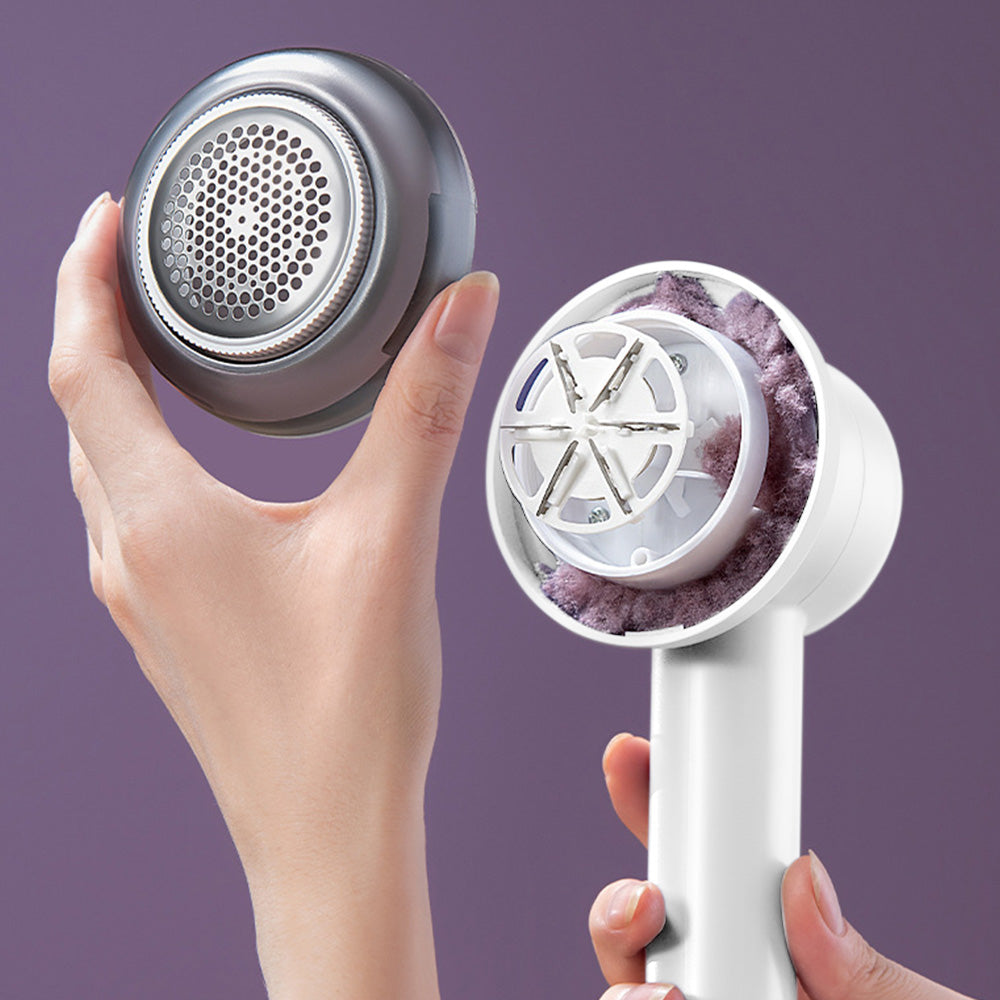Electric Lint Remover with 3 Speed Levels LED Display 3 Replacement Blades for Clothes