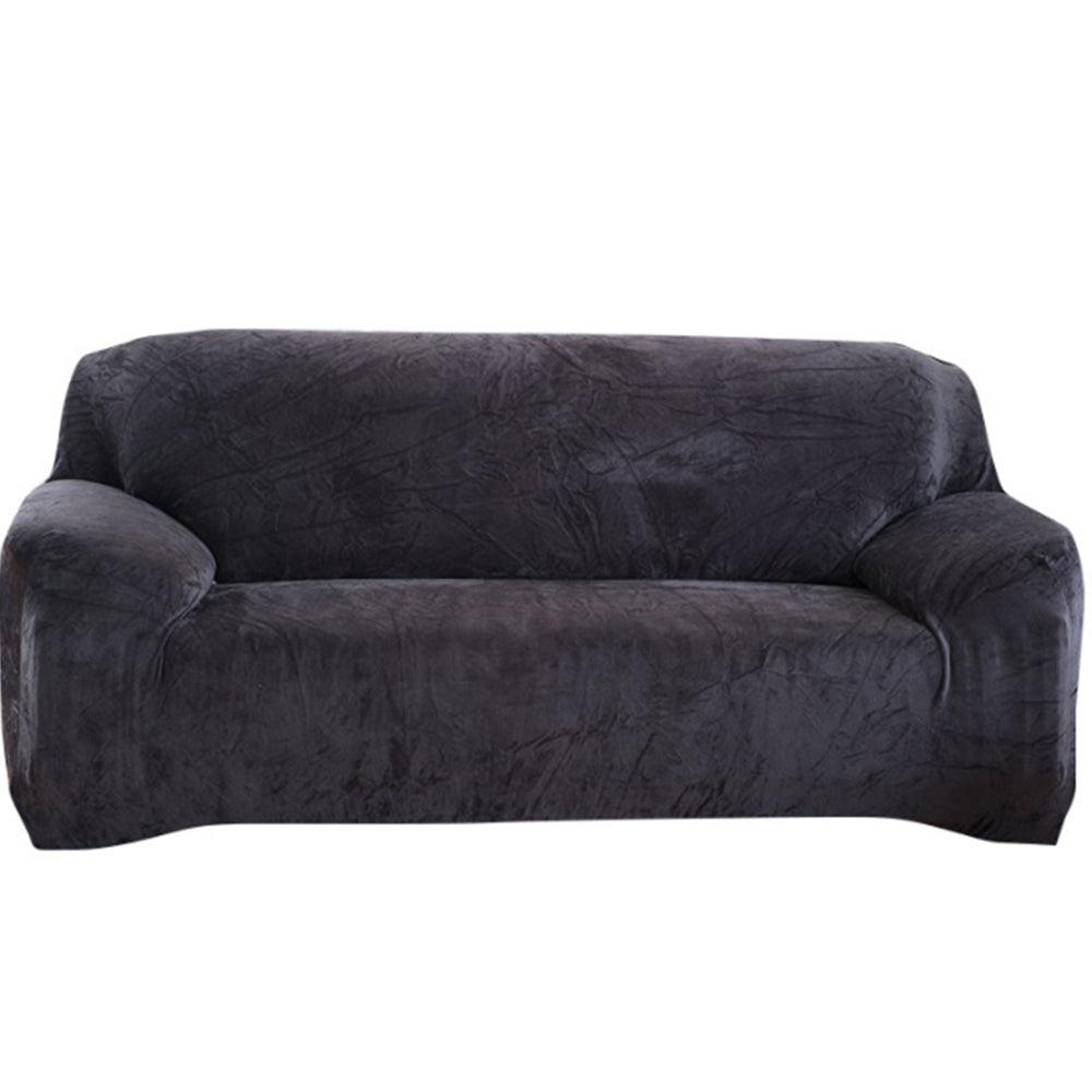 Velvet Plush Stretch Couch Cover