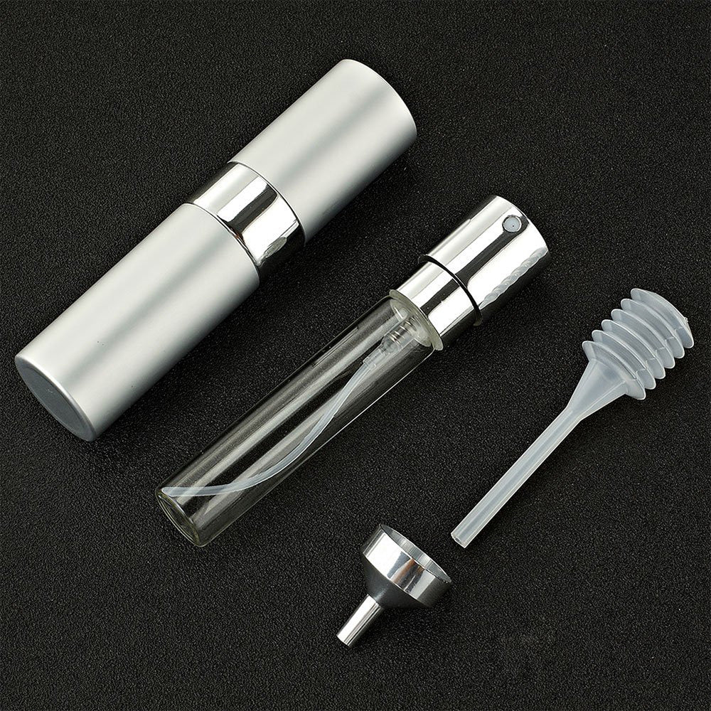 8ml Perfume or Cologne Travel Refillable Spray Bottle Portable Twist-Up Dispenser