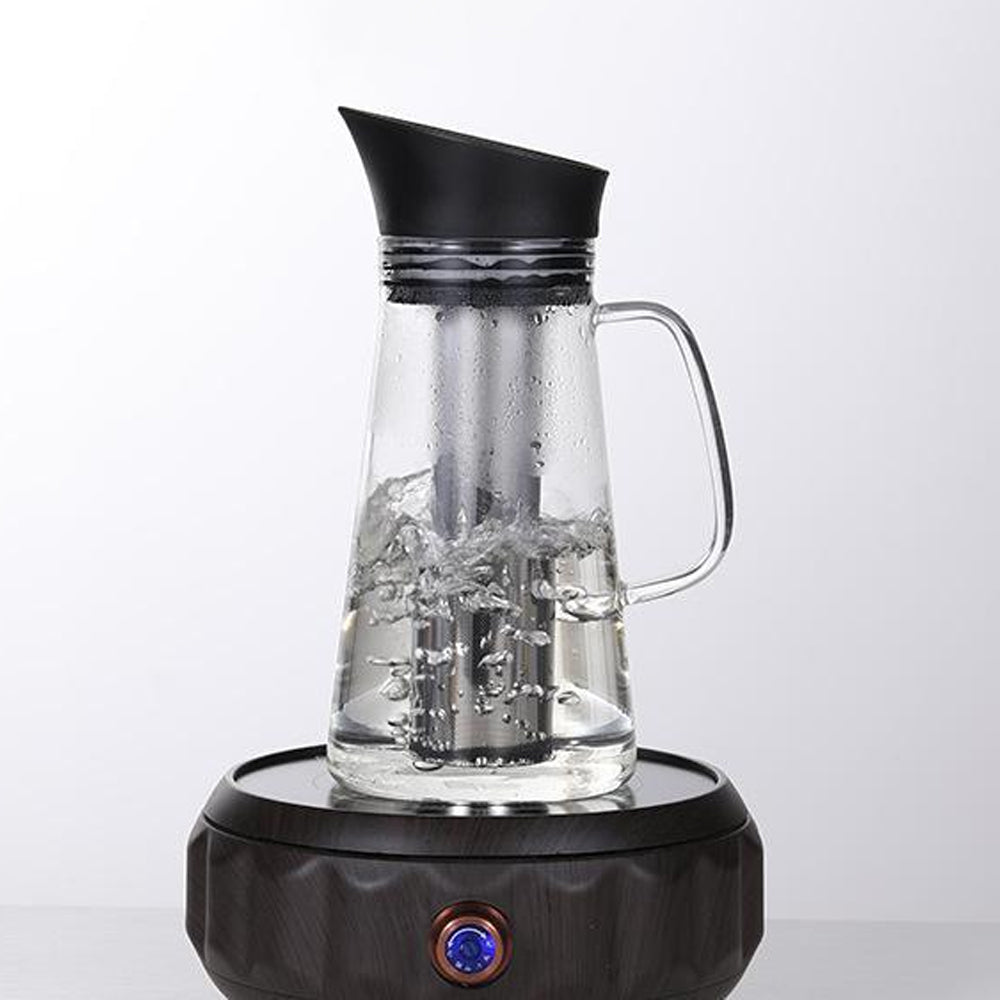 Durable Glass Cold Brew Coffee Maker with Airtight Lid