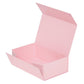 Easy Attached Foldable Cardboard Gift Box for Holiday Packaging-Pink