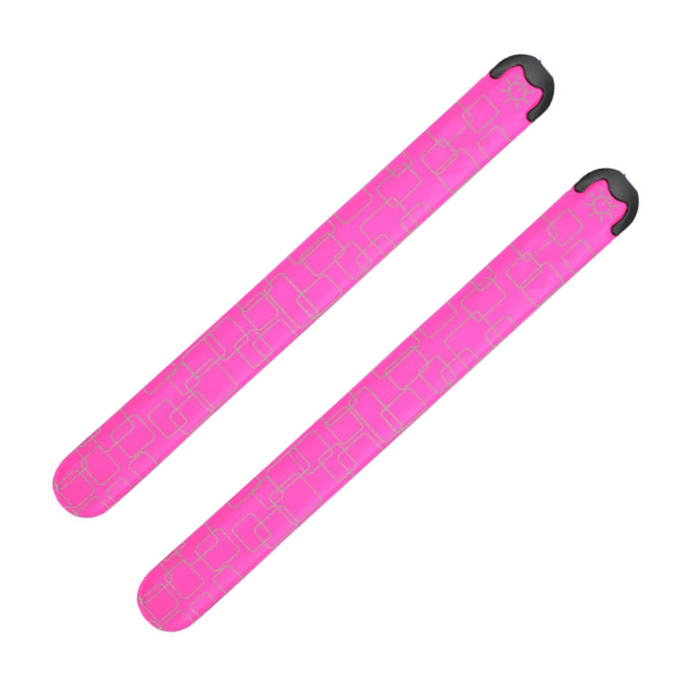 2Pcs LED Light-Up Armband Security Belt Night Running Cycling Arm Band