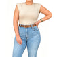 Women PU Leather Waist Belt Gold Pin Buckle Casual Belt for Jeans Dress