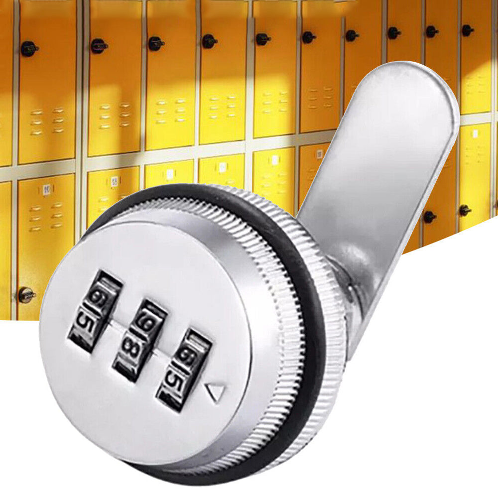 3 Digital Code Combination Furniture Cabinet Lock