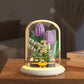 Light-Up Flower Building Blocks Kits with Dust Cover