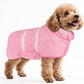 Pet Absorbent Bathrobe Dog Drying Towel Coat Soft Bath Wrap Pajamas-Pink