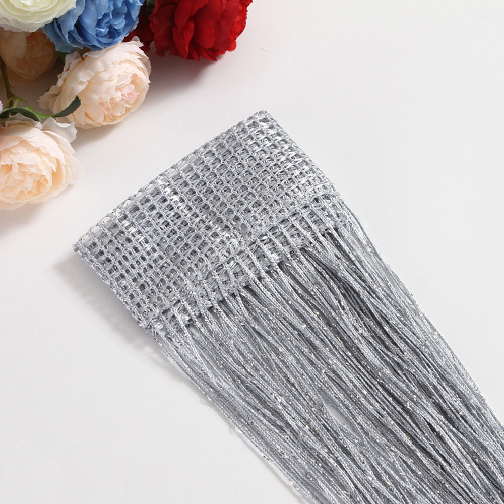 100x200cm Shimmer Tassel String Door and Window Divider Curtain