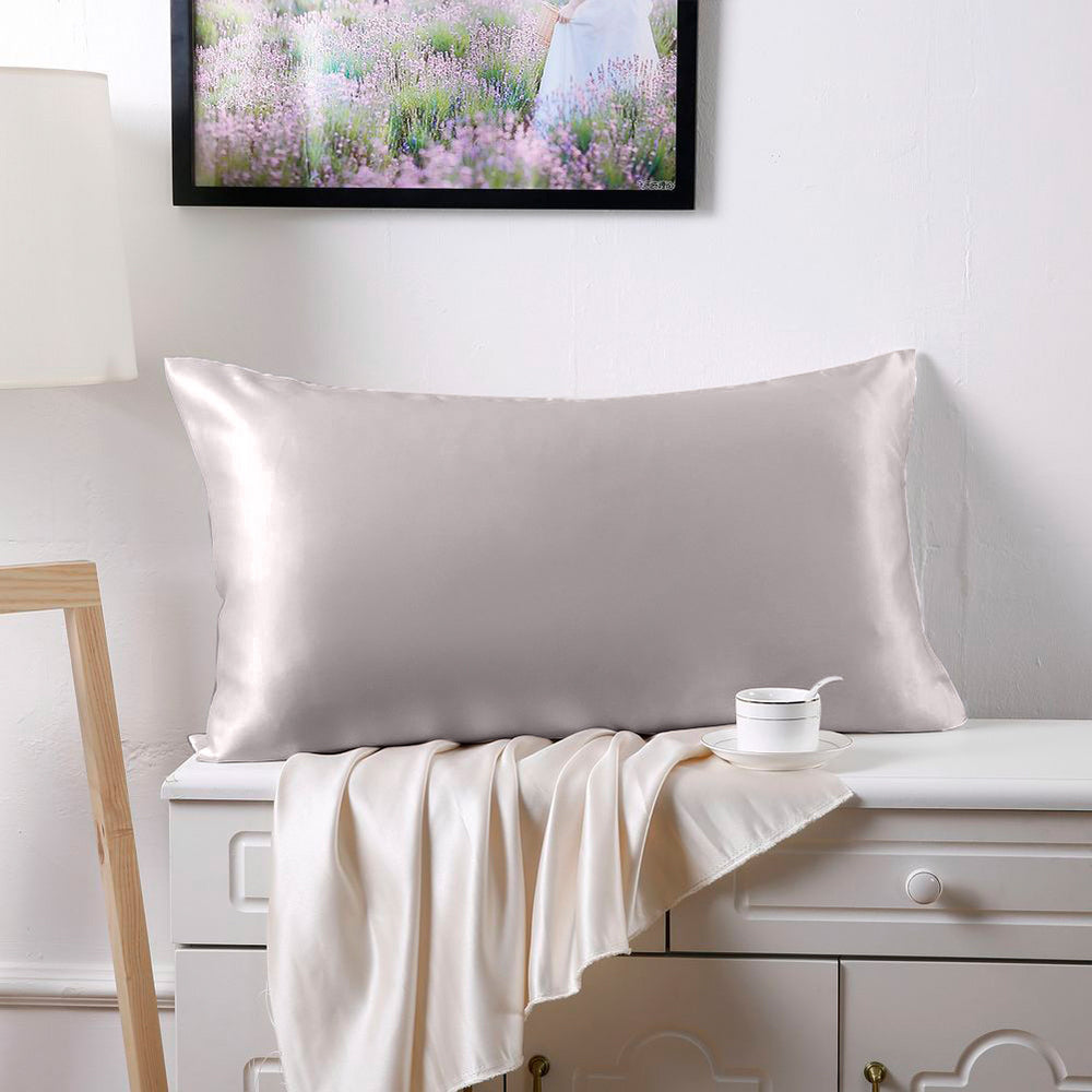 19 Momme 100% Pure Natural Mulberry Silk Pillowcase