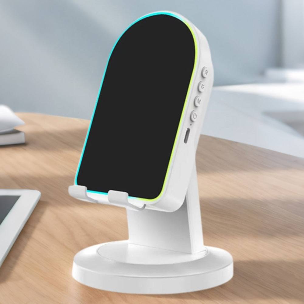 3-in-1 Wireless Induction Speaker with Phone Stand and Bluetooth 5.3 for Home Office